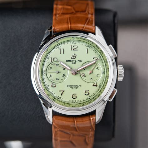 breitling arabic dial|breitling pistachio dial.